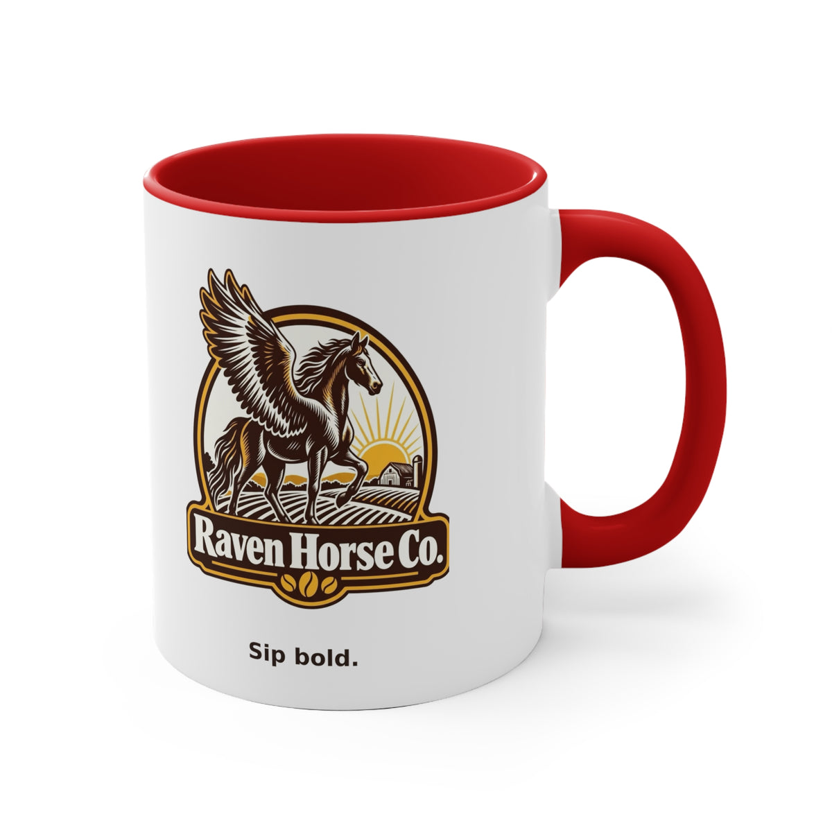 Raven Horse Co. Accent Mug – 11oz