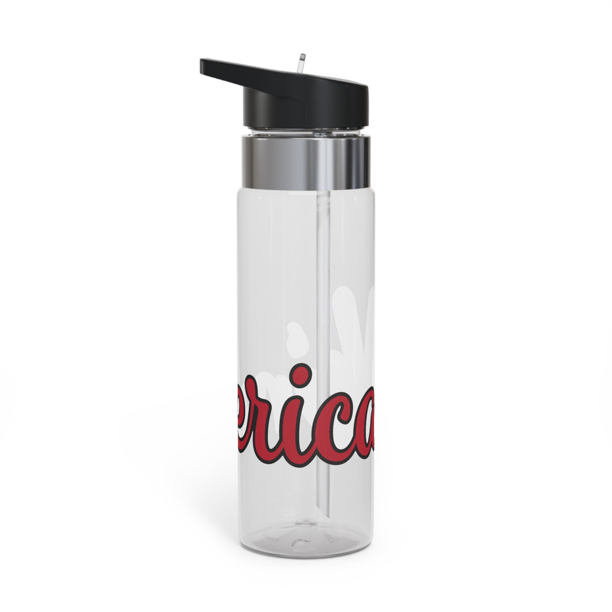 Patriotic Peace Sign 20oz Sport Bottle - American Flag Merica Water Bottle