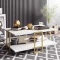 Polka Metal Wood Coffee Table