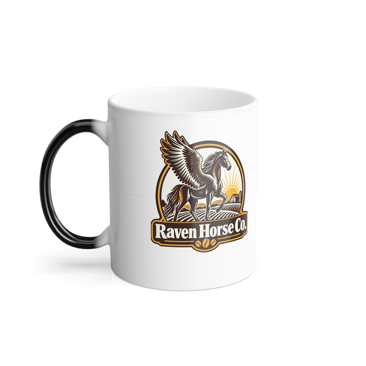 Raven Horse Co. Magic Color-Changing Mug – 11oz