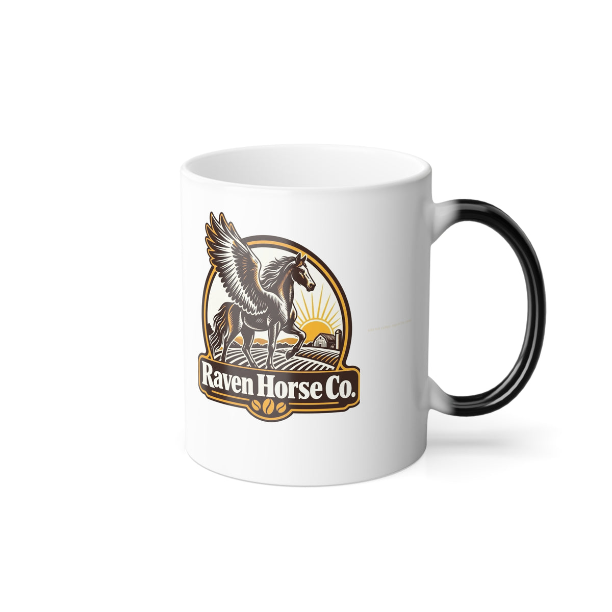 Raven Horse Co. Magic Color-Changing Mug – 11oz