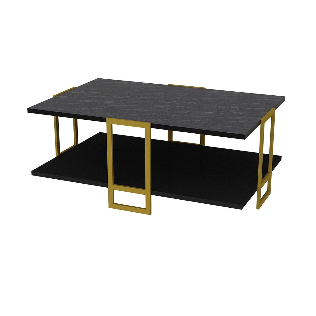Polka Metal Wood Coffee Table