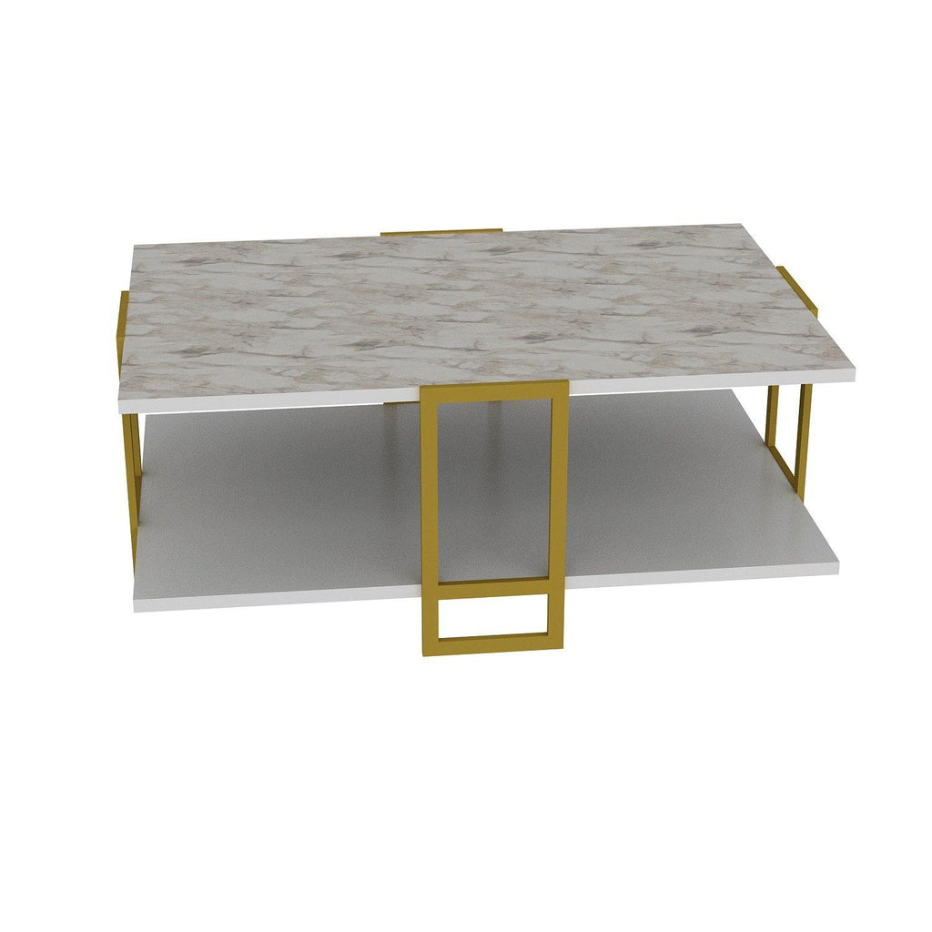 Polka Metal Wood Coffee Table