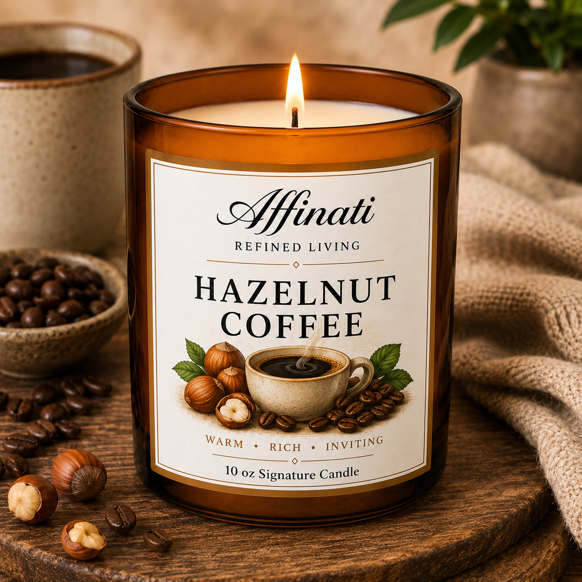 Hazelnut Coffee Signature Candle