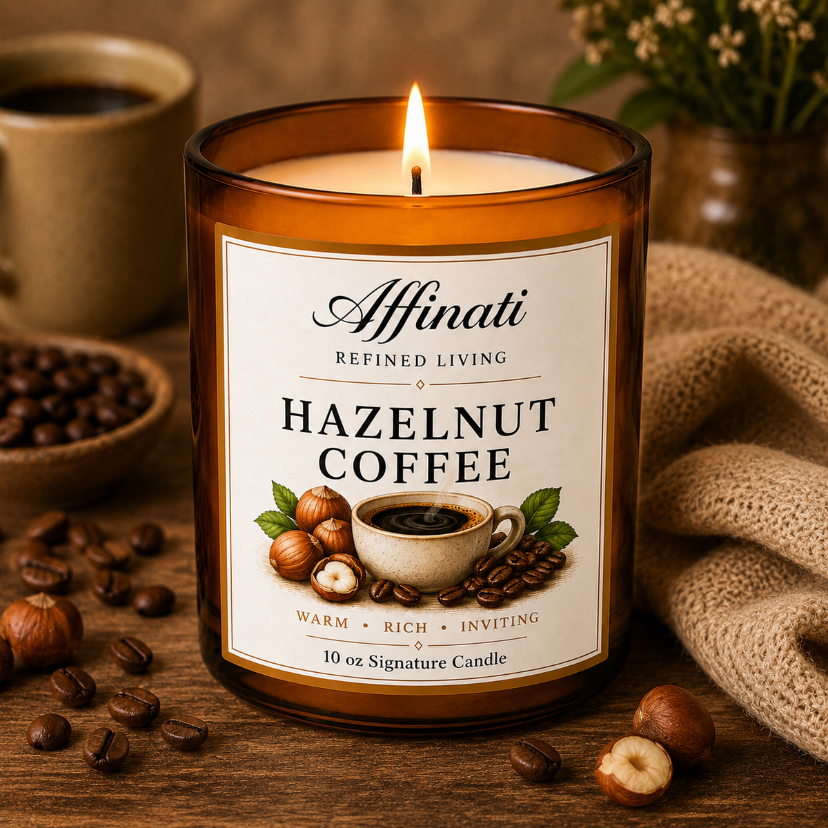 Hazelnut Coffee Signature Candle